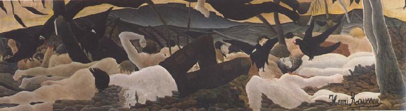 Henri Rousseau detail from War china oil painting image